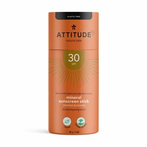 Attitude 100% minerální ochranná tyčinka na celé tělo (SPF 30) s vůní Orange Blossom 85 g