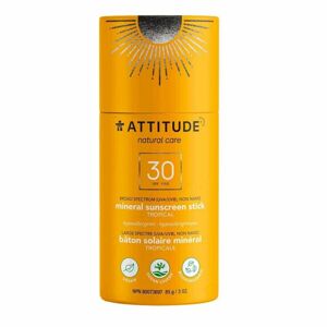 Attitude 100% minerální ochranná tyčinka na celé tělo (SPF 30) s vůní Tropical 85 g