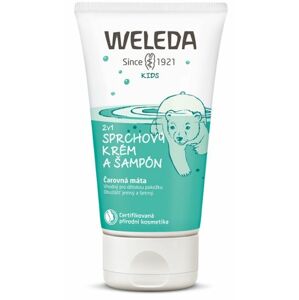 Weleda 2 v 1 Sprchový krém a šampon Čarovná máta 150 ml