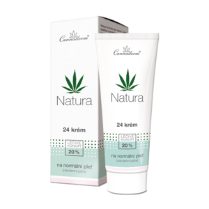 Cannaderm NATURA 24 krém na NORMÁLNÍ pleť 75 g