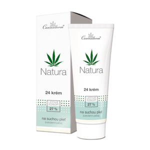 Cannaderm NATURA 24 krém na suchou a citlivou pleť 75 g