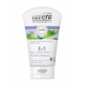 Lavera 3v1 očista, peeling a maska 125ml