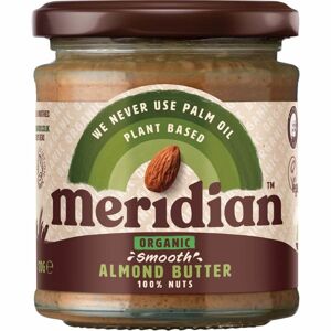 Meridian Almond Butter Smooth Organic (Mandlový krém jemný BIO) 170g