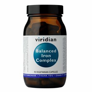 Viridian Balanced Iron Complex (Komplex železa s vitamíny) 90 kapslí