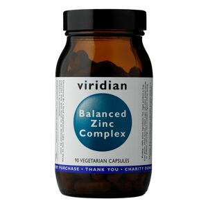 Viridian Balanced Zinc Complex (Chelatovaná forma zinku) 90 kapslí