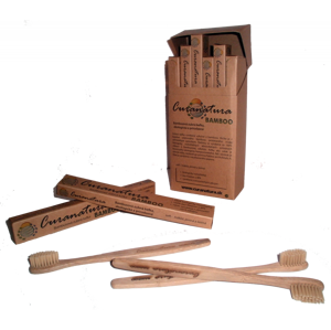 Oken Brush Factory Bambusový zubní kartáček Bamboo Curanatura