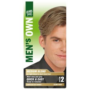 HennaPlus Barva pro muže Střední blond 80 ml