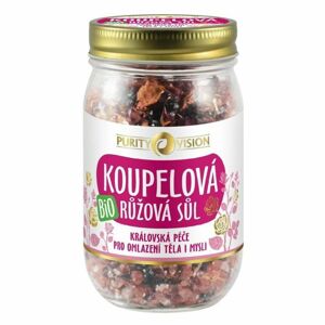 Purity Vision Bio růžová koupelová sůl 400 g