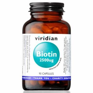 Viridian Biotin 2500ug 90 kapslí