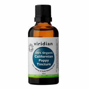 Viridian Californian Poppy Tincture Organic (Sluncovka kalifornská BIO) 50ml
