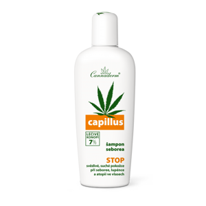 Cannaderm šampon pro suchou a citlivou pokožku hlavy Capillus Seborea 150 ml