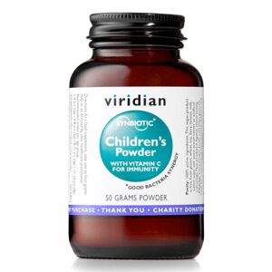 Viridian Children´s Synerbio (Směs probiotik, prebiotik a vitamínu C pro děti) 50g