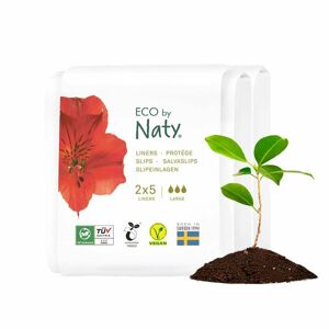 Naty Dámské ECO slipové vložky - super - cestovní balení 2x5ks