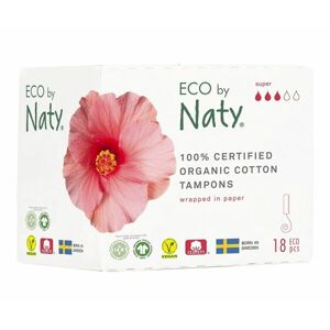 Naty Dámské ECO tampóny - super 18 ks