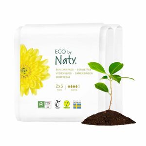 Naty Dámské ECO vložky - super - cestovní balení 2x5ks