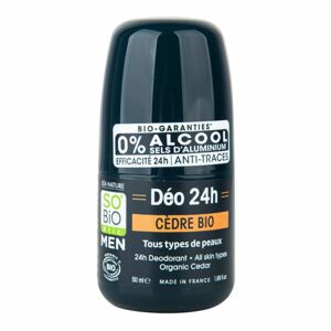 SO’BiO étic Deodorant přírodní 24h MEN cedr BIO 50 ml