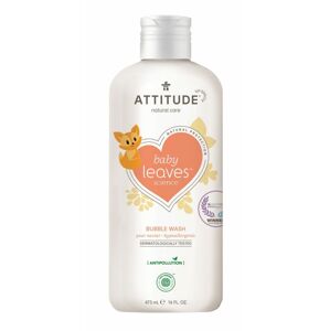 Dětská pěna do koupele s vůní hruškové šťávy Attitude Baby leaves 473ml