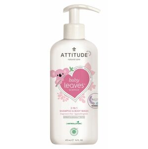 Dětské tělové mýdlo a šampon (2v1) bez vůně Attitude Baby leaves 473ml