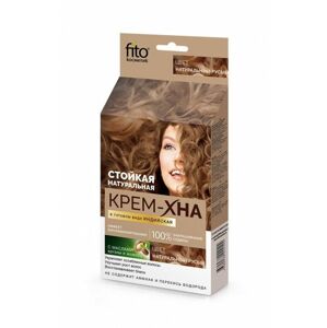 Fitokosmetik Dlouhotrvající přírodní indická krémová henna - Přírodní světle hnědá 50ml