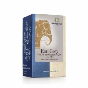 Sonnentor Earl Grey - černý čaj porc. dvoukomorový 27 g