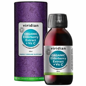 Viridian Elderberry Extract + Vitamin C Organic 100ml