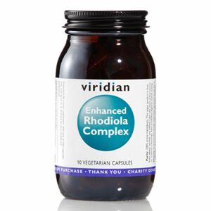 Viridian Enhanced Rhodiola Complex (Komplex Rozchodnice růžové s adaptogeny) 90 kapslí