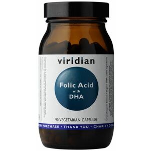 Viridian Folic Acid with DHA 90 kapslí