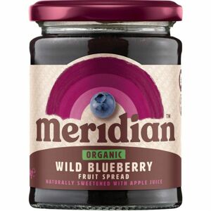 Meridian Fruit Spread wild blueberry Organic (Borůvkový džem BIO) 284g