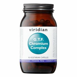 Viridian G.T.F. Chromium Complex (Komplex zinku, ALA a chromu) 90 kapslí