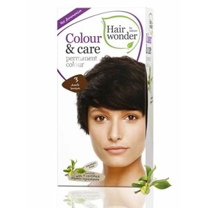 Hairwonder Barva TMAVÁ HNĚDÁ 3 přírodní dlouhotrvající BIO