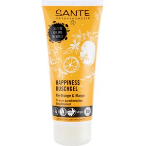 Sante Happiness sprchový gel Bio pomeranč a mango 200 ml