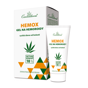 Cannaderm Hemox gel na hemoroidy 40g