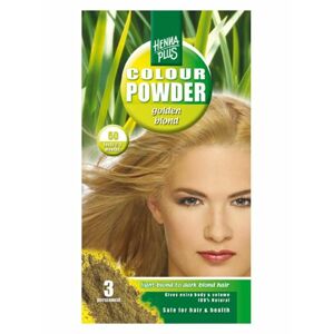 HennaPlus Prášková barva Zlatá blond 50 100 g