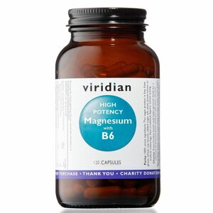 Viridian High Potency Magnesium with B6 120 kapslí