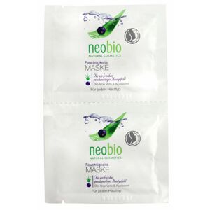 Neobio Hydratační maska Bio Aloe Vera & Acai 2 x 7,5 ml