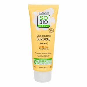 SO’BiO étic Krém na ruce Ultra výživný s karité BIO 75 ml