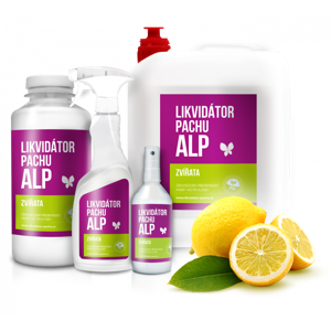 Likvidátor pachu ALP - Zvířata - Citron Objem: 215 ml