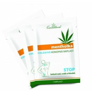 Cannaderm Mentholka CHLADIVÁ KONOPNÁ NÁPLAST 1 ks