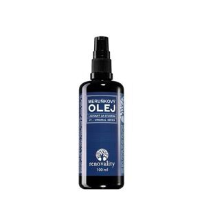 Meruňkový olej za studena lisovaný Renovality 100ml s pumpičkou