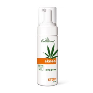 Cannaderm Aknea mycí pěna 180 ml