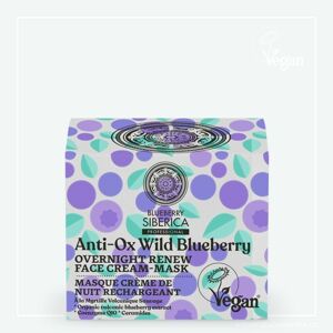 Wild Blueberry Siberica Noční obnovující pleťová krémová maska 50 ml