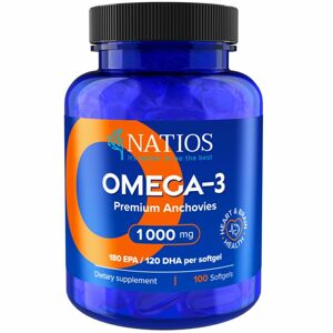 Natios Omega 3 1000 mg 100 softgel kapslí