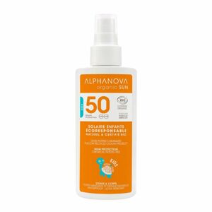 Alphanova Opalovací krém ve spreji pro děti SPF 50 125 g BIO