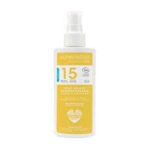 Alphanova Opalovací krém ve spreji SPF 15 125 g BIO