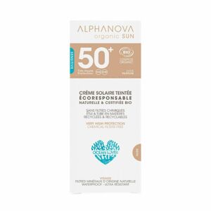 Alphanova Opalovací tónovací krém světlý SPF 50+ 50 g BIO