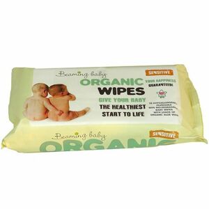 Beaming baby Organické vlhčené ubrousky s vůní 72 ks