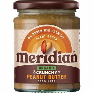 Meridian Peanut Butter Crunchy Organic (Arašídový krém křupavý BIO) 280g
