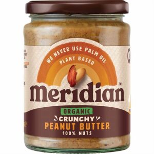 Meridian Peanut Butter Crunchy Organic (Arašídový krém křupavý BIO) 470g