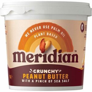Meridian Peanut Butter Crunchy with Sea Salt (Arašídový krém křupavý s mořskou solí) 1kg