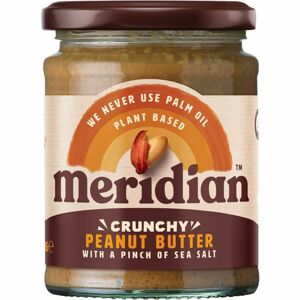 Meridian Peanut Butter Crunchy with Sea Salt (Arašídový krém křupavý s mořskou solí) 280g